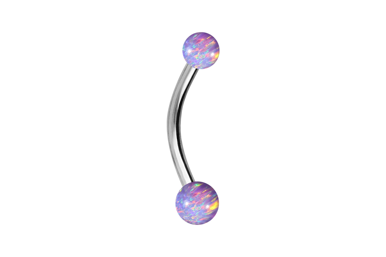 Titan Mini Bananabell Piercing SYNTHETISCHE OPALE